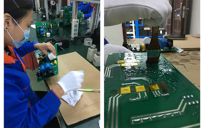 Shenzhen Canroon Electrical Appliances Co., Ltd. linea di produzione in fabbrica
