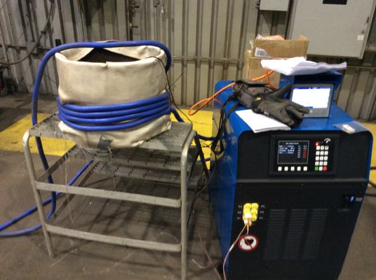 Structural Steel Tube Preheating & Hardening Machine | 80Kw, 300°F Controlled Thermal Treatment